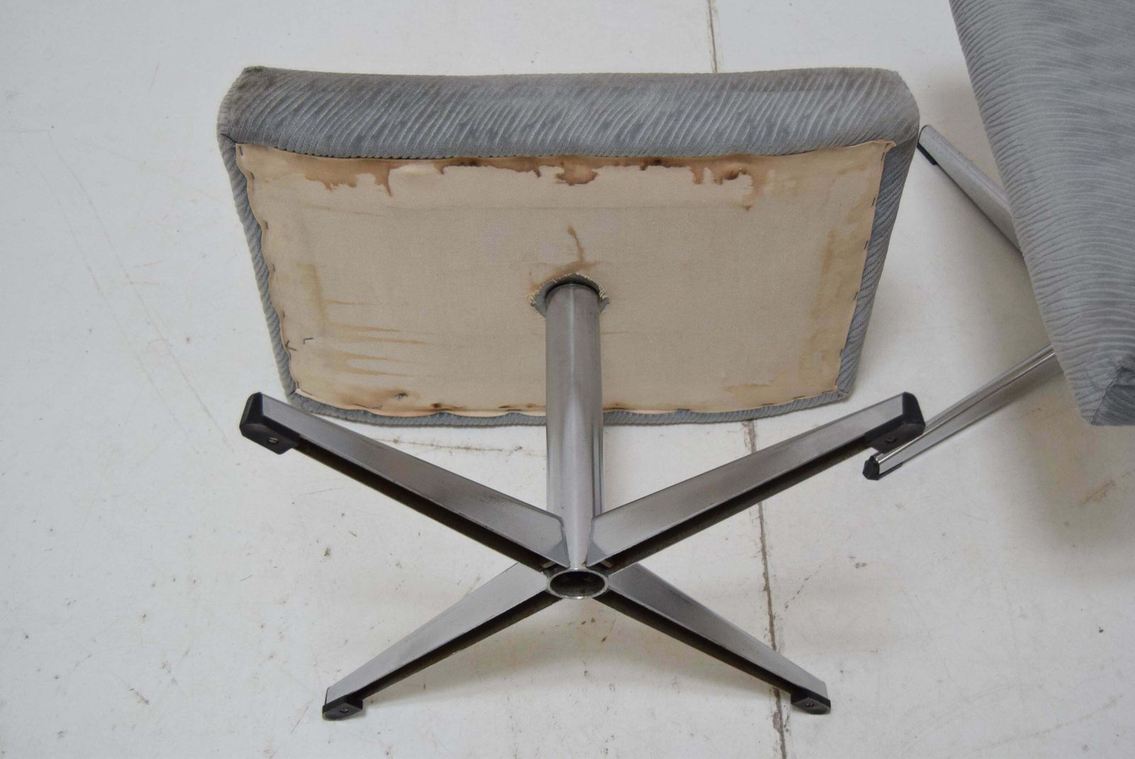 A Pair Of Swivel Stools, Tabourets Or Footstools, Czechoslovakia, 1970s. photo buy