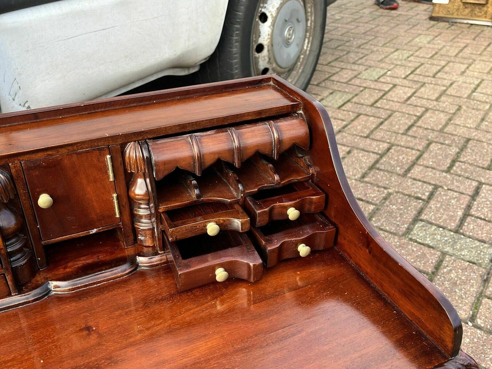 Salesman Sample Small Desk, Perfect Proportions, Secret Drawers photo buy