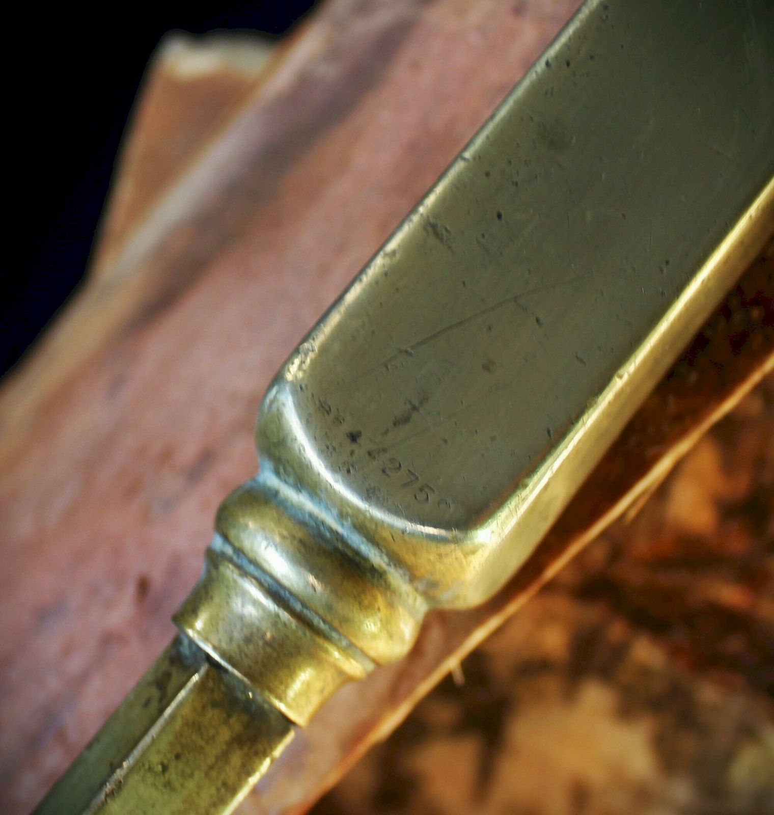 Set Of Nouveau Brass Fire Tools photo buy
