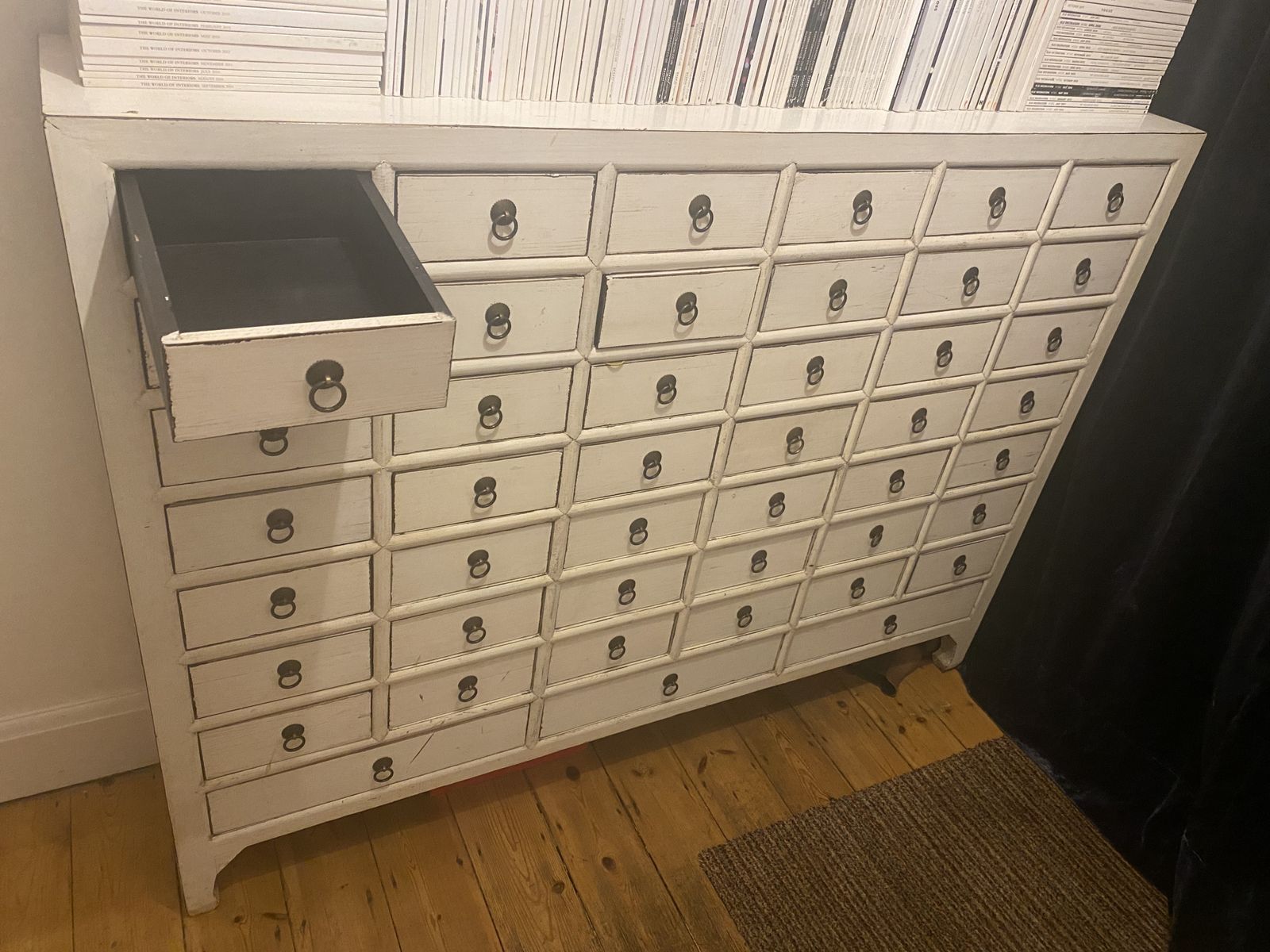 Vintage Indian Large Chest Of Drawers photo Furniture