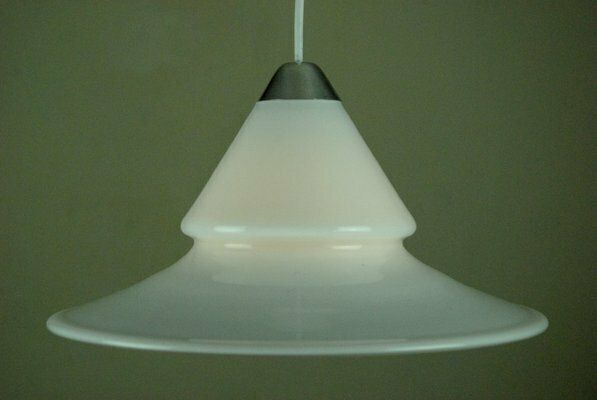 Opus Pendant Lamp By Torben Jørgensen For Holmegaard Glasværk / Royal Copenhagen, Denmark, 1980s photo for sale