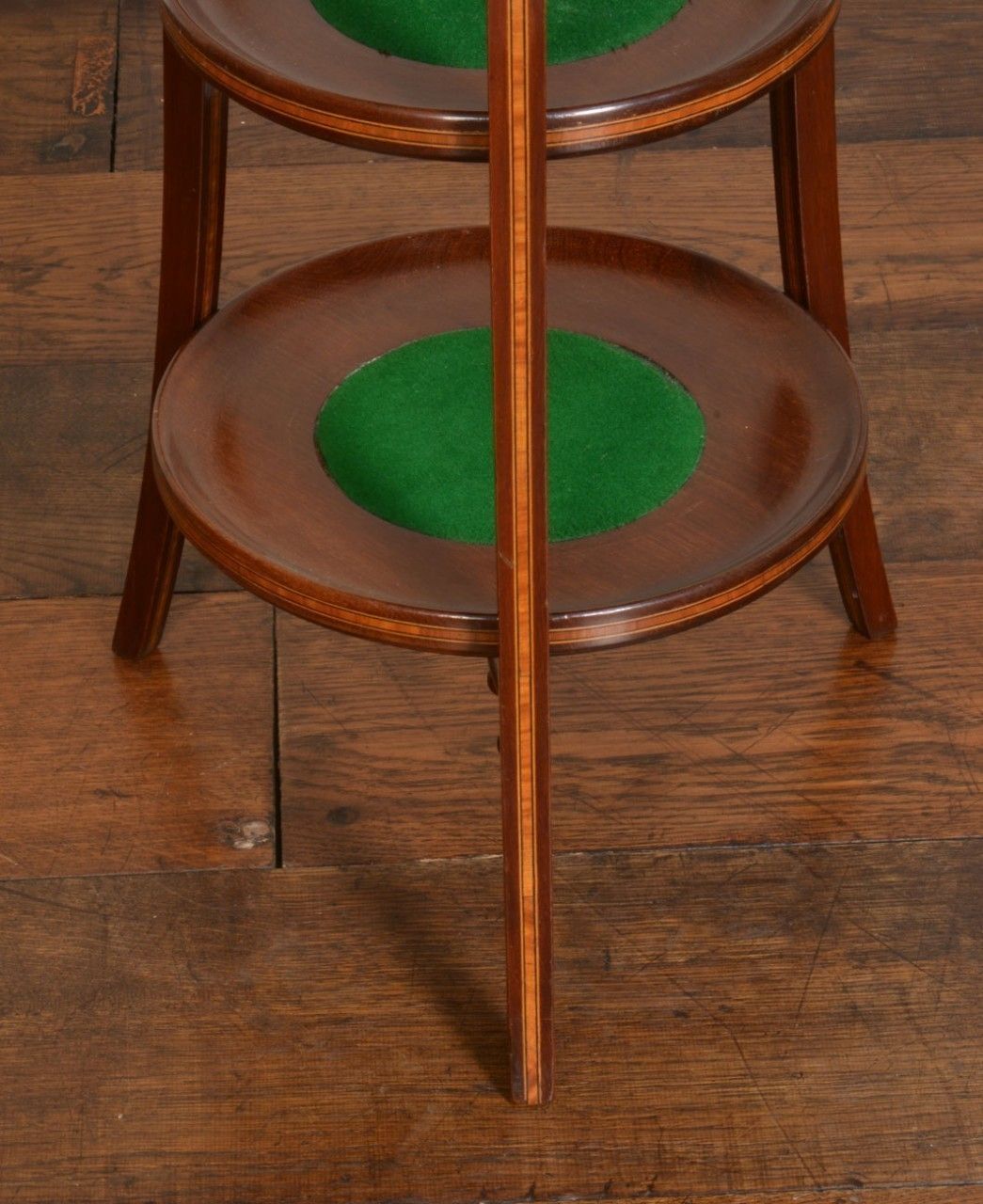 Edwardian Inlaid Cake Stand Circa 1910 photo for sale
