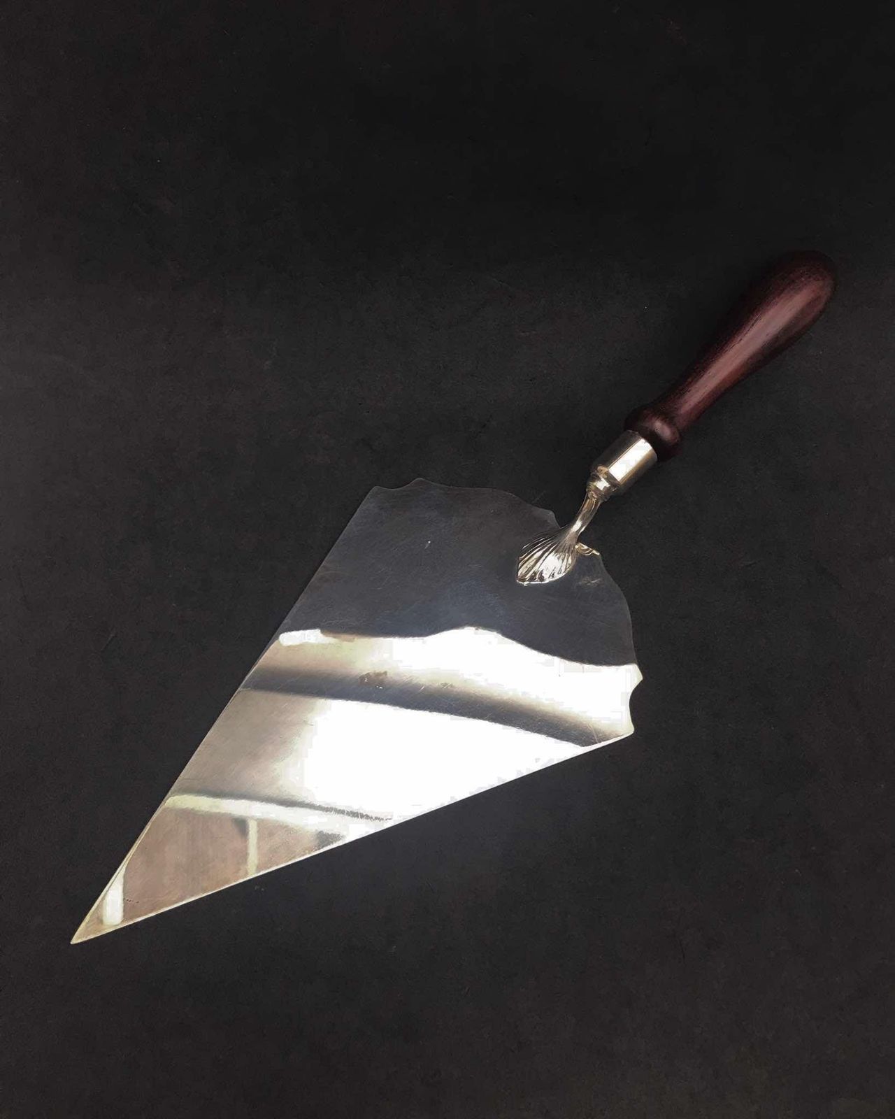 Cake Lifter Server Pie Silver Plated Gardeners/Builders Trowel Award Swatkins 11″ Silver Plated & Wooden Handle Trowel Prize Award