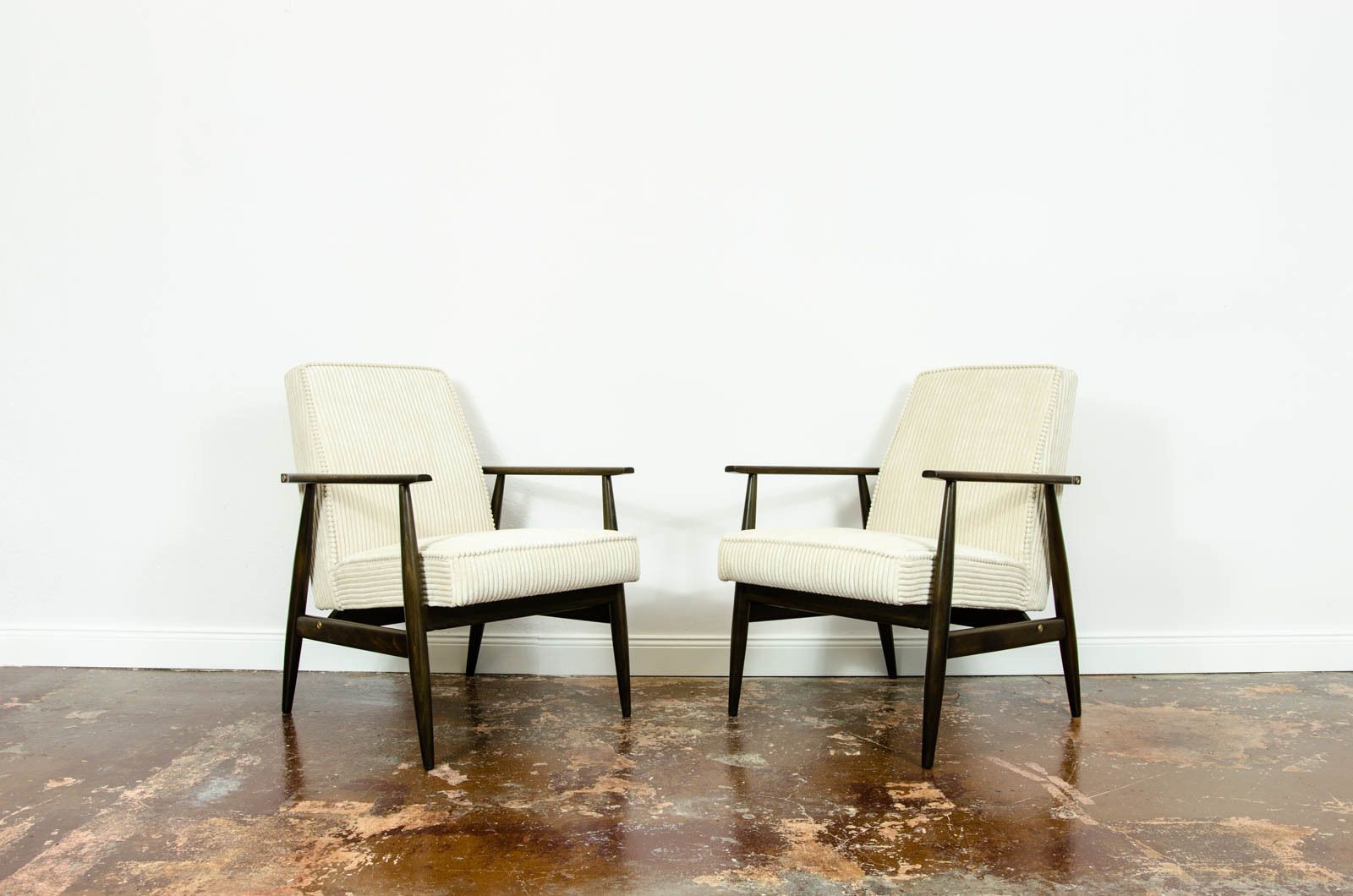 Pair Of Vintage Armchairs By H. Lis, Poland, 1960's photo vintage