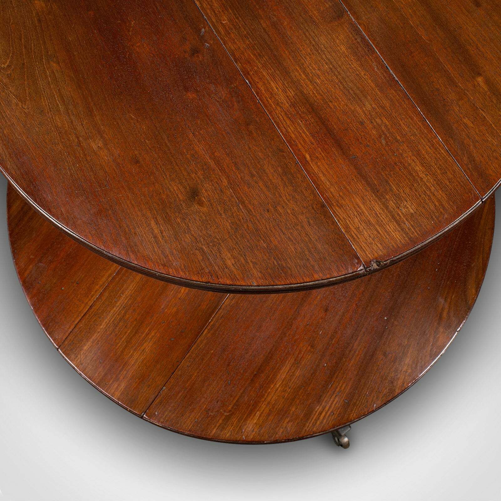 photo furniture Antique Folding Dumb Waiter, English, Two Tier Serving Stand, Georgian, C.1800