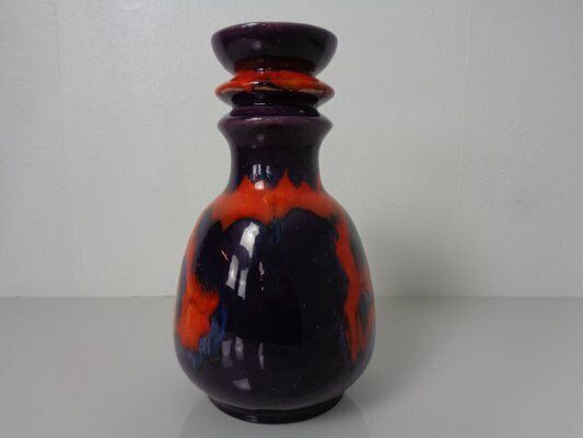 Pop Art Lava Ceramic Vase By Walter Gerhards, Germany, 1970s photo buy