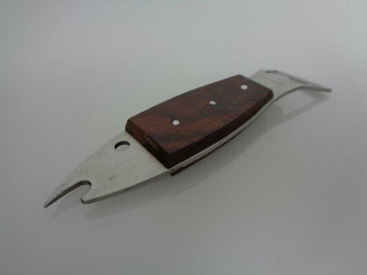 Fish Shaped Bottle Opener In Rosewood And Stainless Steel By Carl Auböck, 1960s photo 149.0