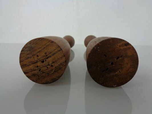 photo buy Danish Filigree Teak Candleholders, 1960s, Set Of 2