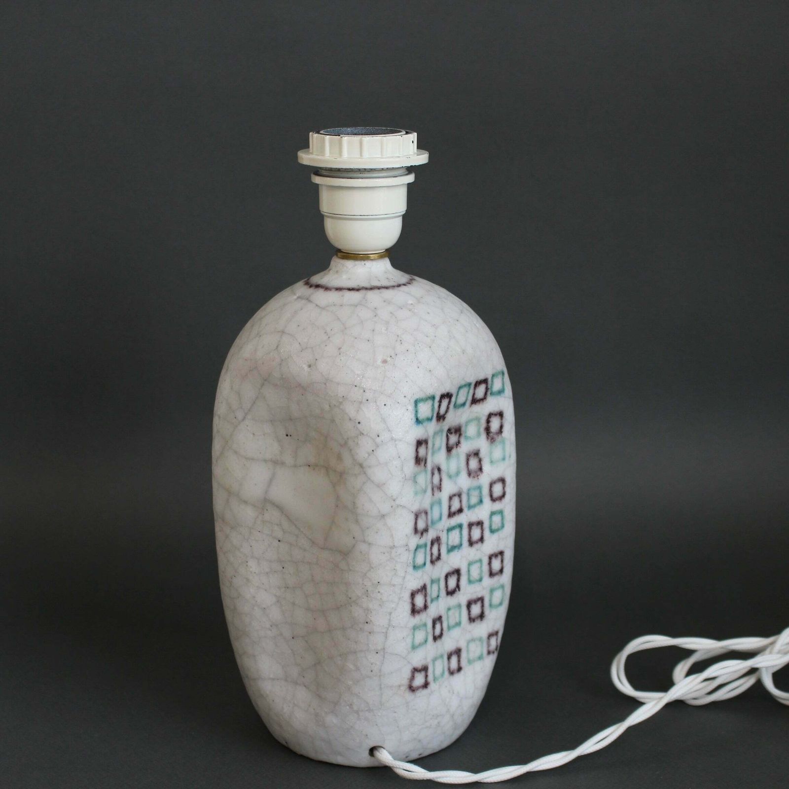 Vintage Italian Decorative Table Lamp By Guido Gambone (Circa 1950s) photo vinterior