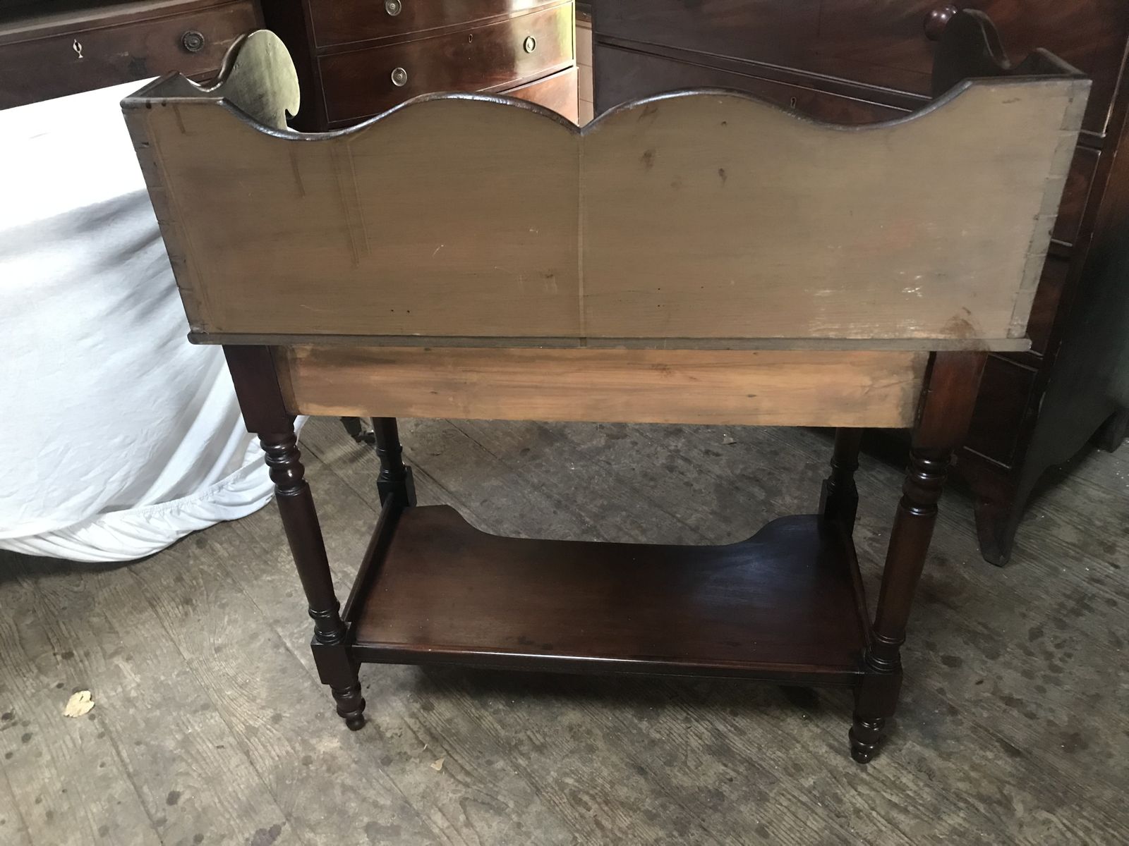 Victorian Mahogany Washstand With Bowl From An Exclusive Country House Hotel . photo Furniture