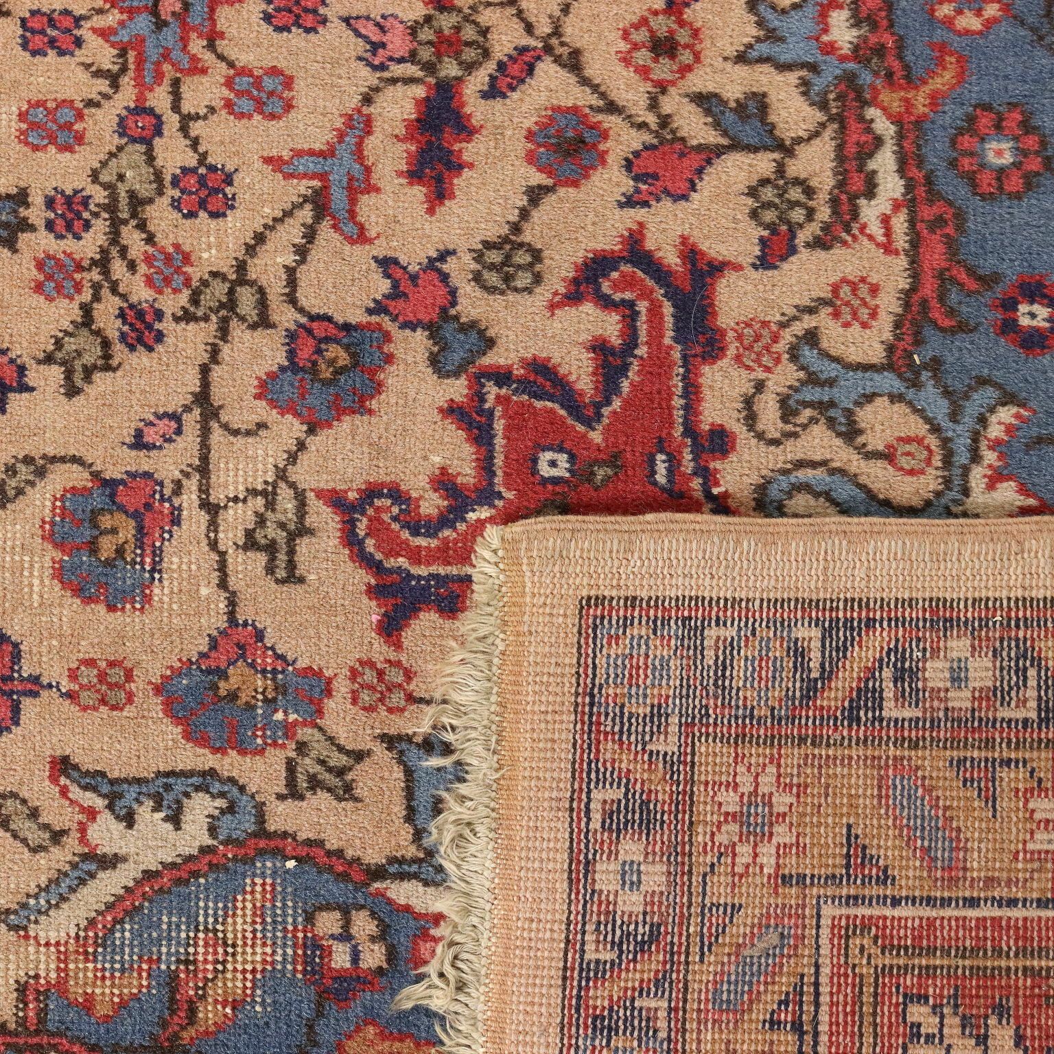 photo for sale Antique Esparta Carpet Wool Heavy Knot Turkey 128 X 90 In