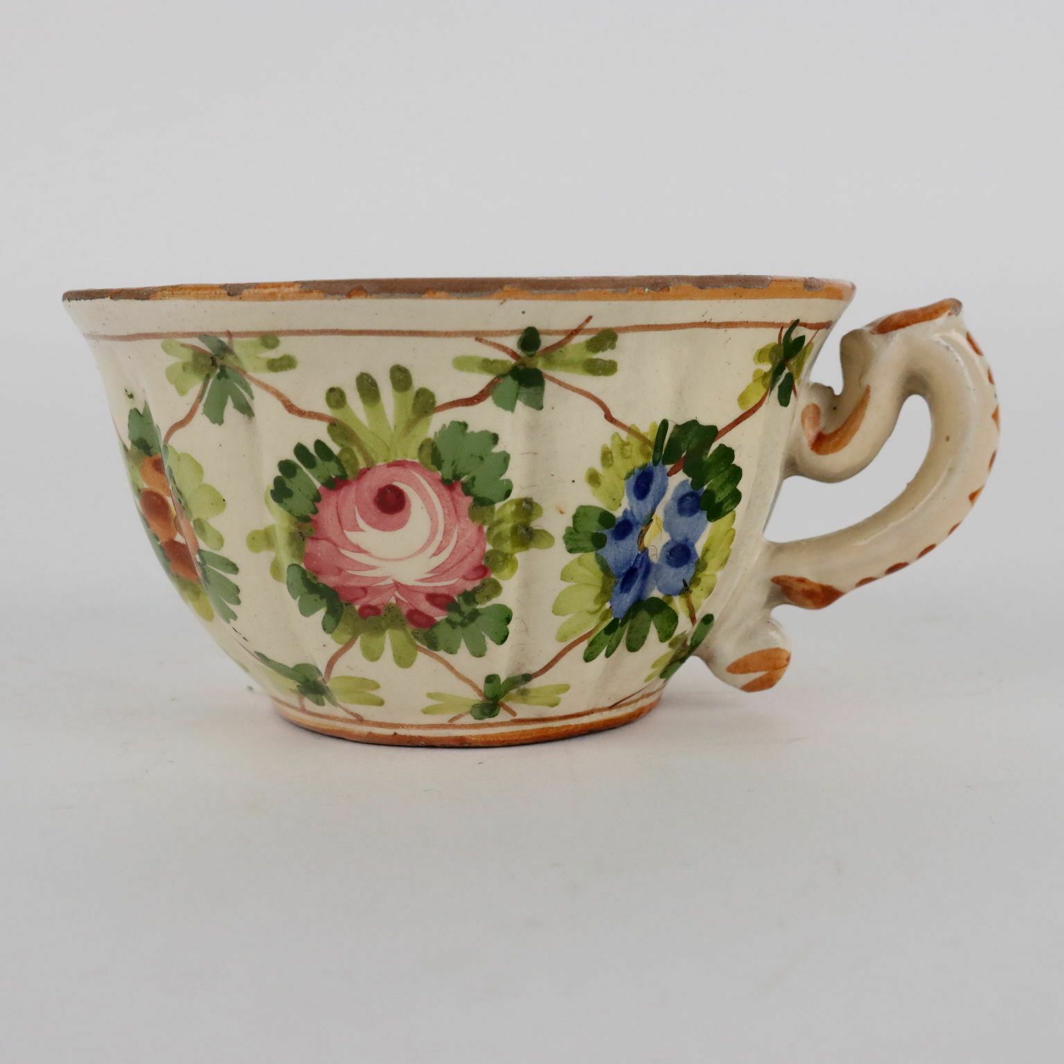 Antique Tea Set Majolica Maria Balossi Italy XX Century photo Home Decor