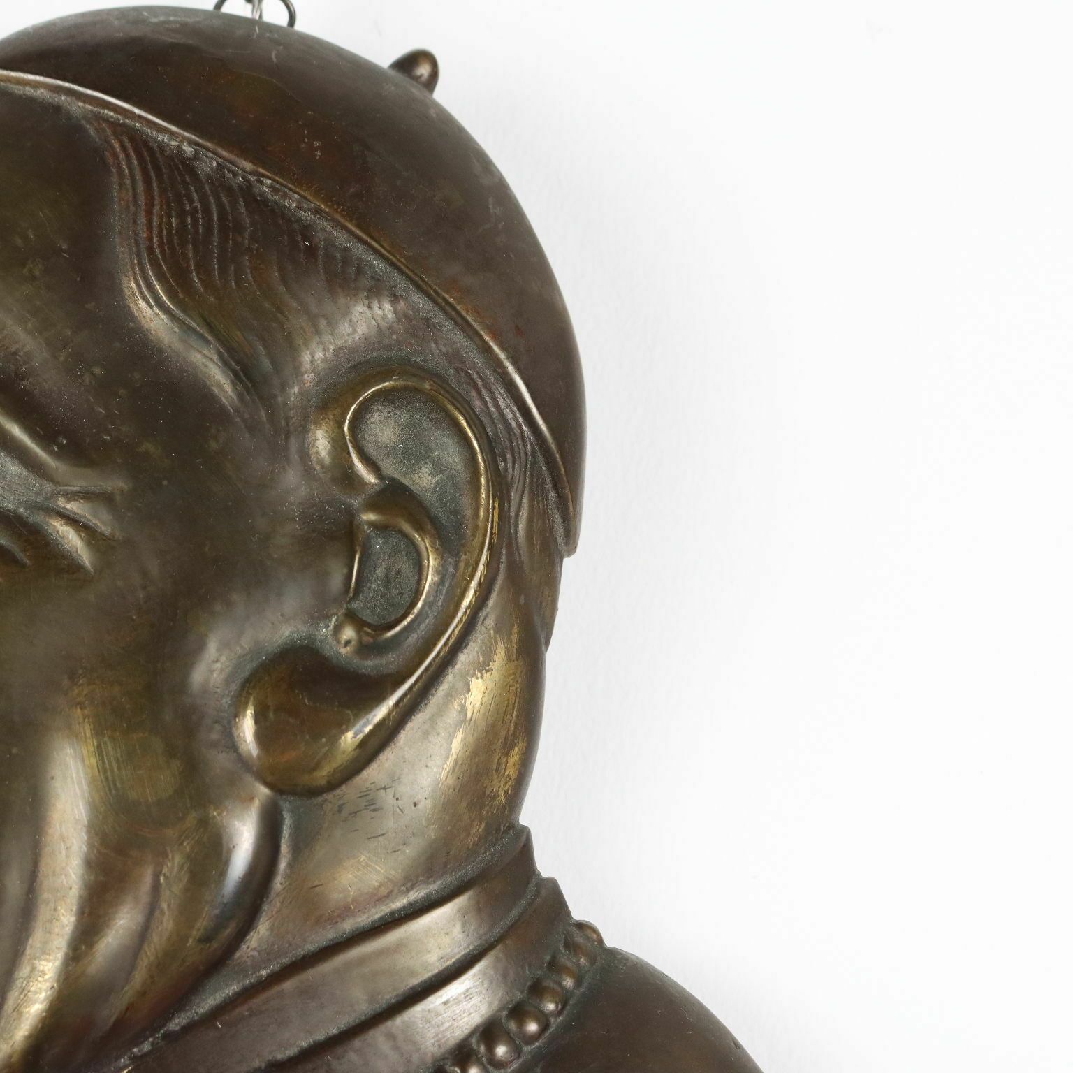 Modern Sculpture Pope John Xxiii Bronze Italy 1960s 1970s photo Art