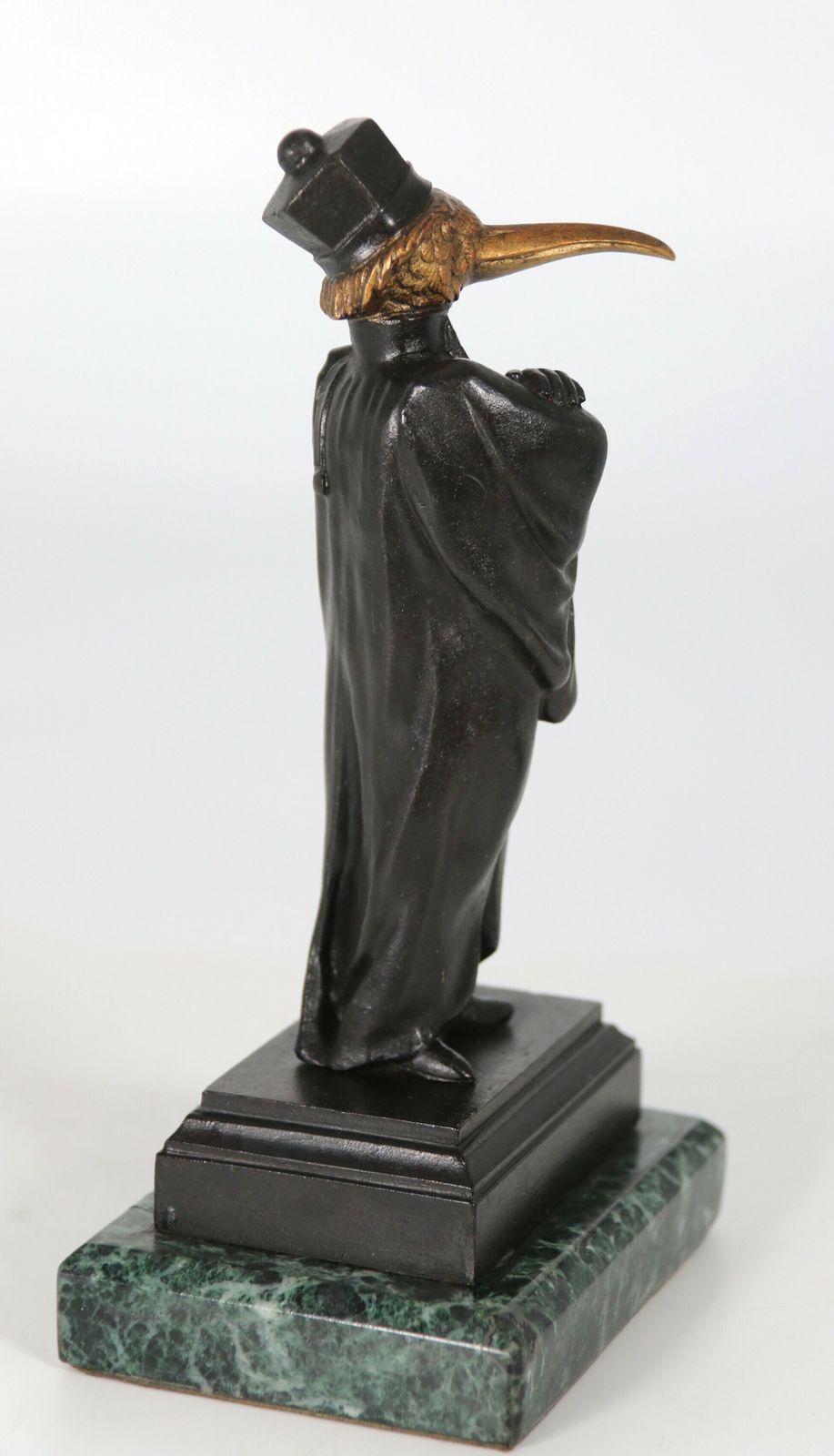 photo buy Antique Pair Of French Bronze Caricature Figures Of Theatrical Birds, Circa 1880