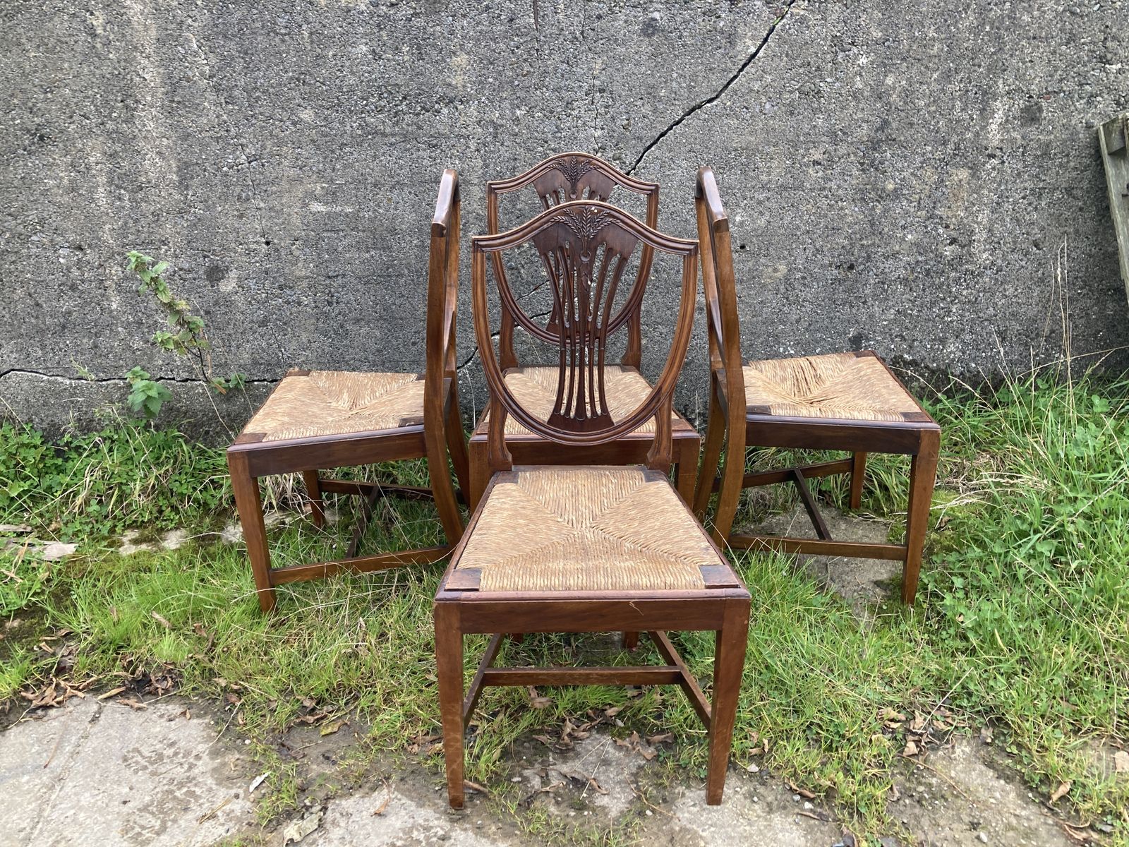 photo furniture Set Of 4 Spillman And Co London, Victorian Mahogany Dining Chairs