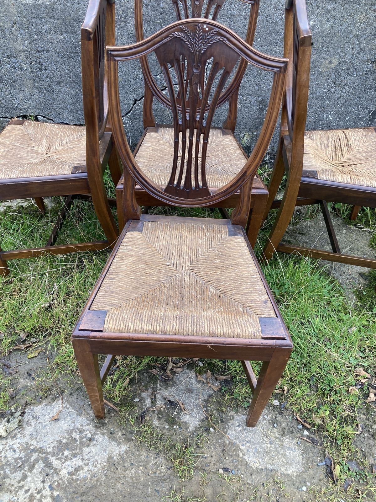 225.0 Set Of 4 Spillman And Co London, Victorian Mahogany Dining Chairs photo