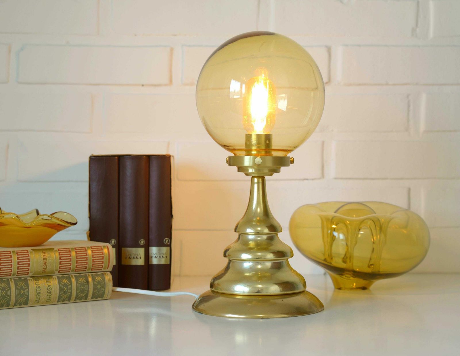 Vintage Desk Lamp / Mcm Lighting / Yugoslavia 1960's / Mid Century Modern / Hollywood Regency / Retro Table Lamp / Cool Bedside Lamp / Italy photo for sale