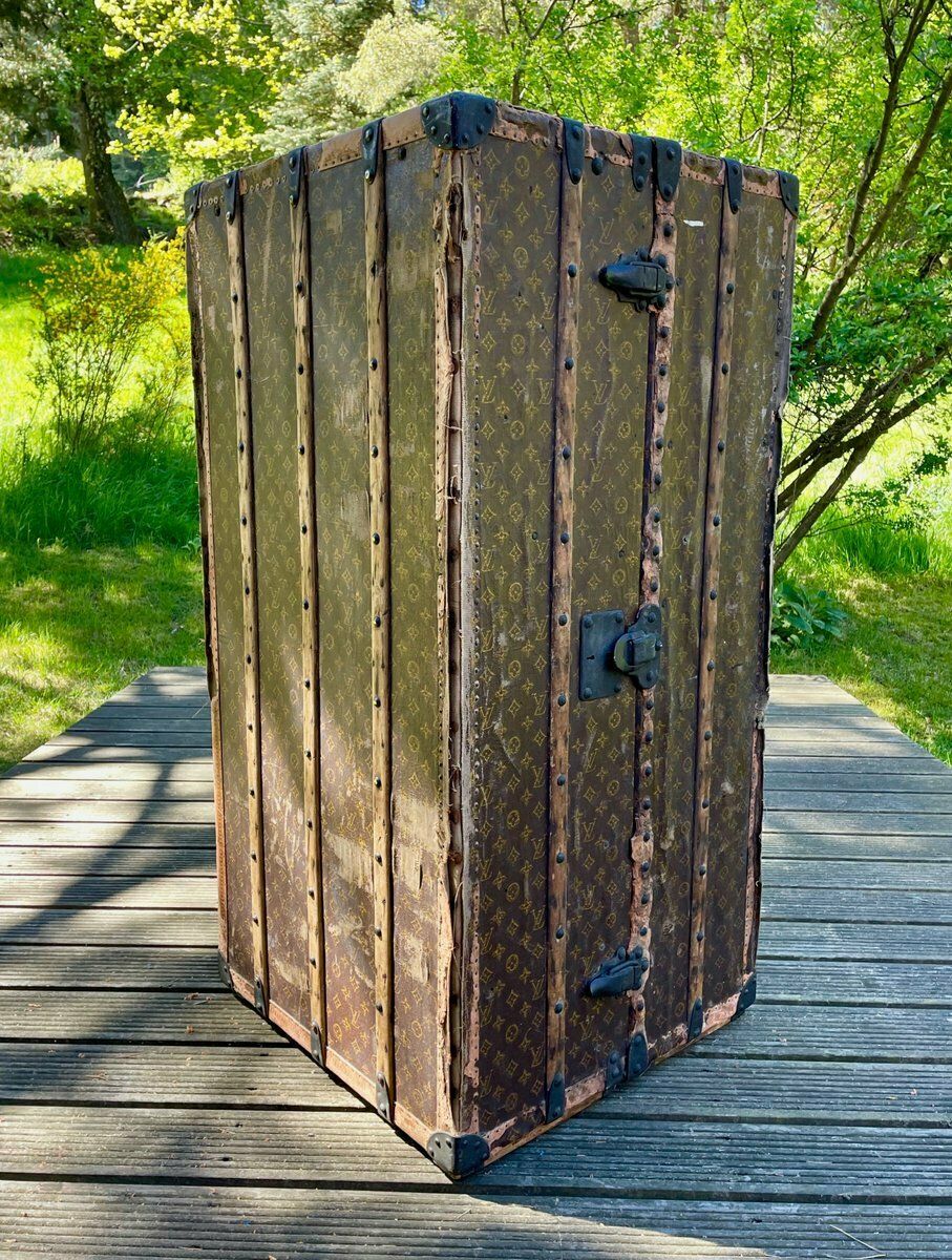 photo buy Antique Trunk In Lv Monogram Canvas From Louis Vuitton, France, 1924