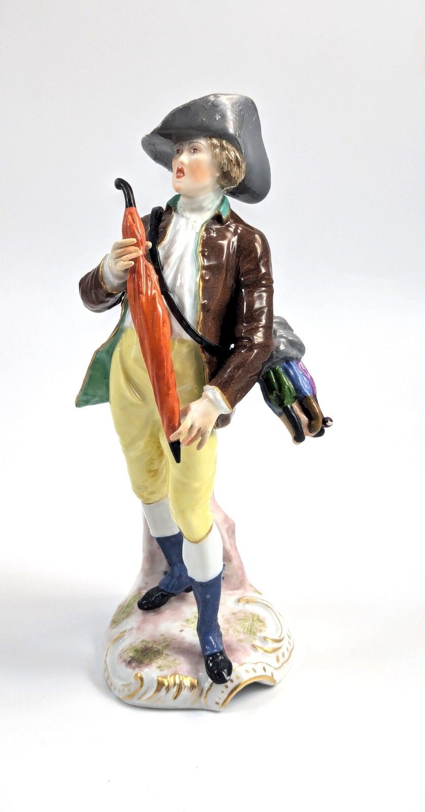 Porcelain Figurine “Umbrella Seller,” Samson, France, 1860 photo furniture