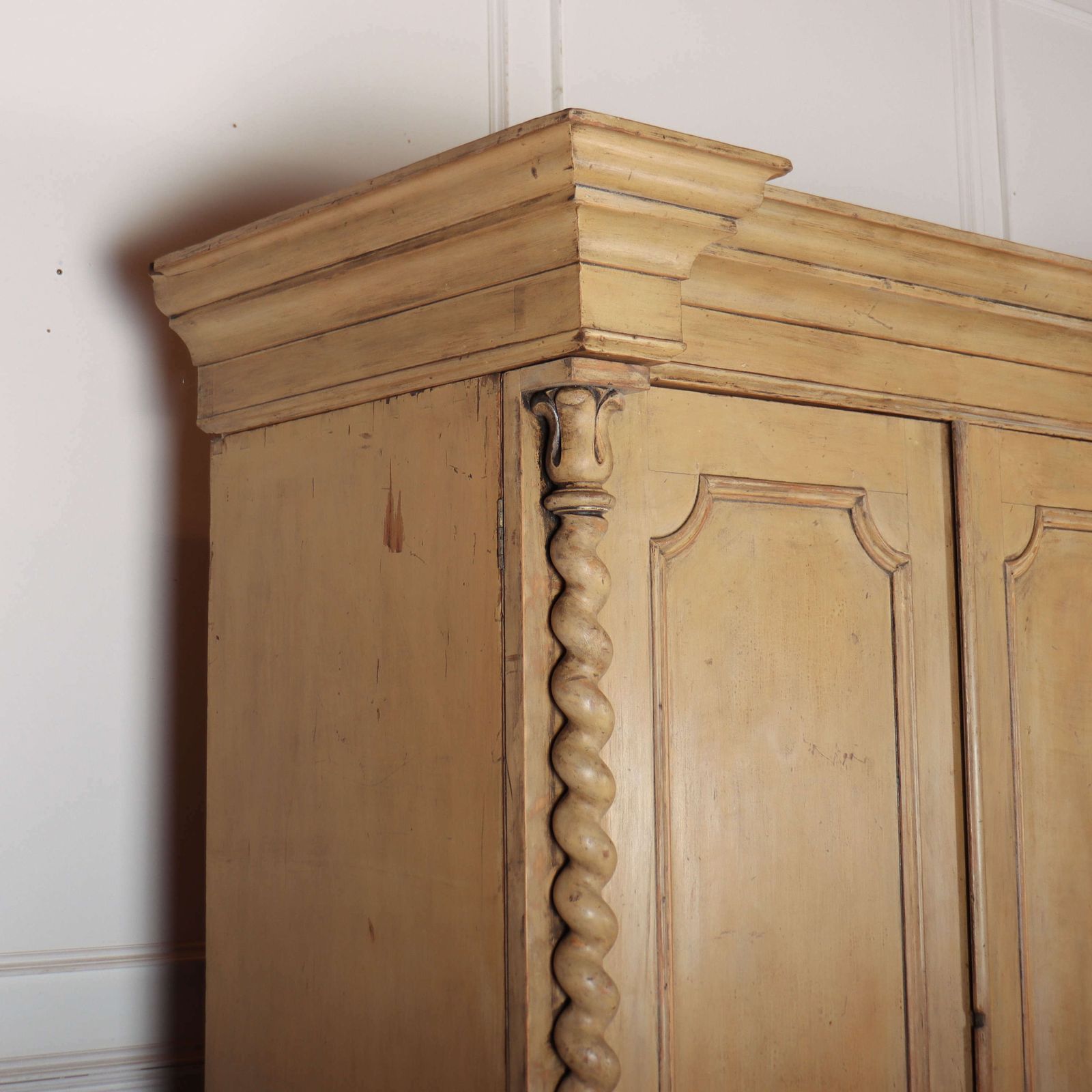Original Painted Country House Wardrobe photo vintage