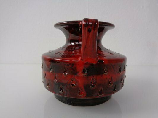 Italian Strawberry Ceramic Vase By Fratelli Fanciullacci For Bitossi, 1960s photo buy