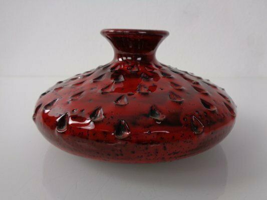 photo for sale Italian Strawberry Ceramic Vase By Fratelli Fanciullacci For Bitossi, 1960s