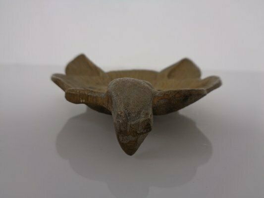 Vintage Bronze Cat With Mouse Ashtray, France, 1960s photo vintage