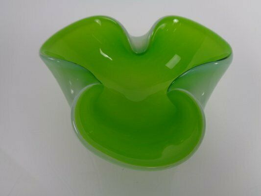 Green Sommerso Murano Glass Ashtray, Italy, 1960s photo 187.0