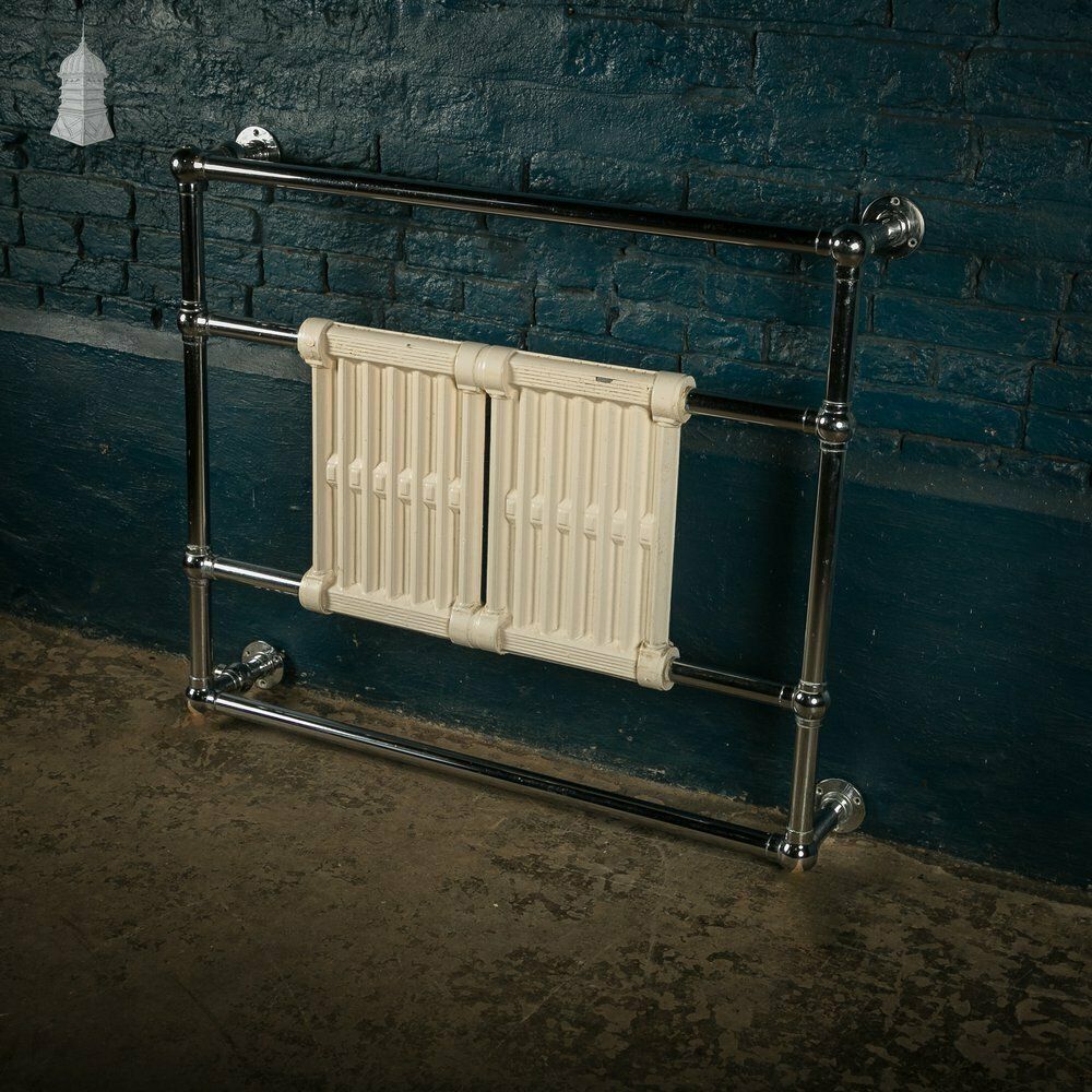 Radiator Towel Rail, Mid Century, Chrome photo Furniture