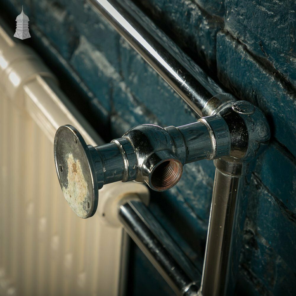 photo buy Radiator Towel Rail, Mid Century, Chrome