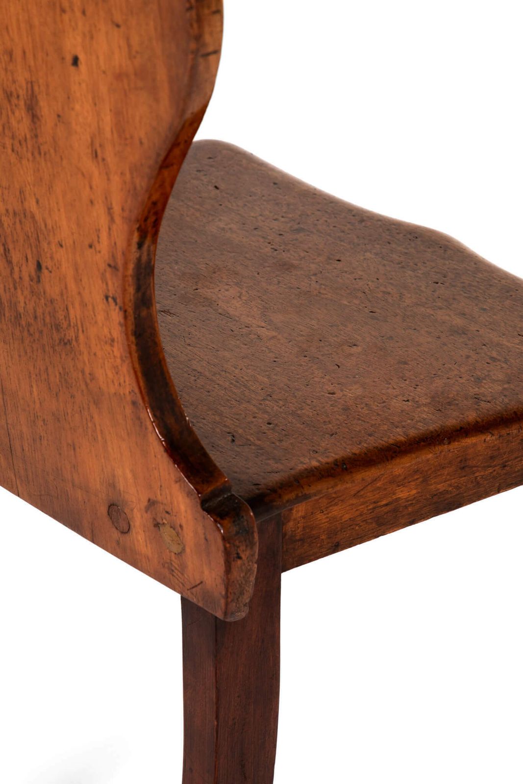 530.0 Pair Of Mahogany Hall Chairs, 1800s photo