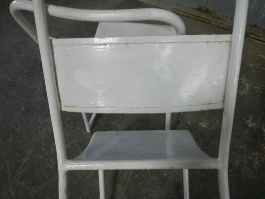 Iron Chairs And Coffee Table, 1960s, Set Of 4 photo 464.0