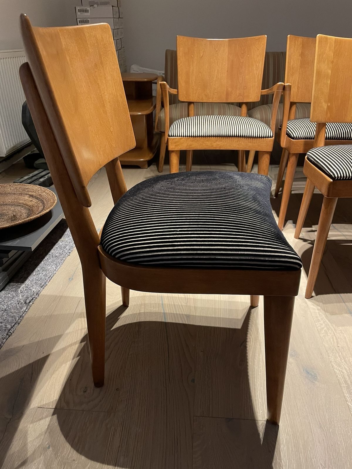 Vintage Mid 20th Century Heywood Wakefield Dining Chairs photo furniture