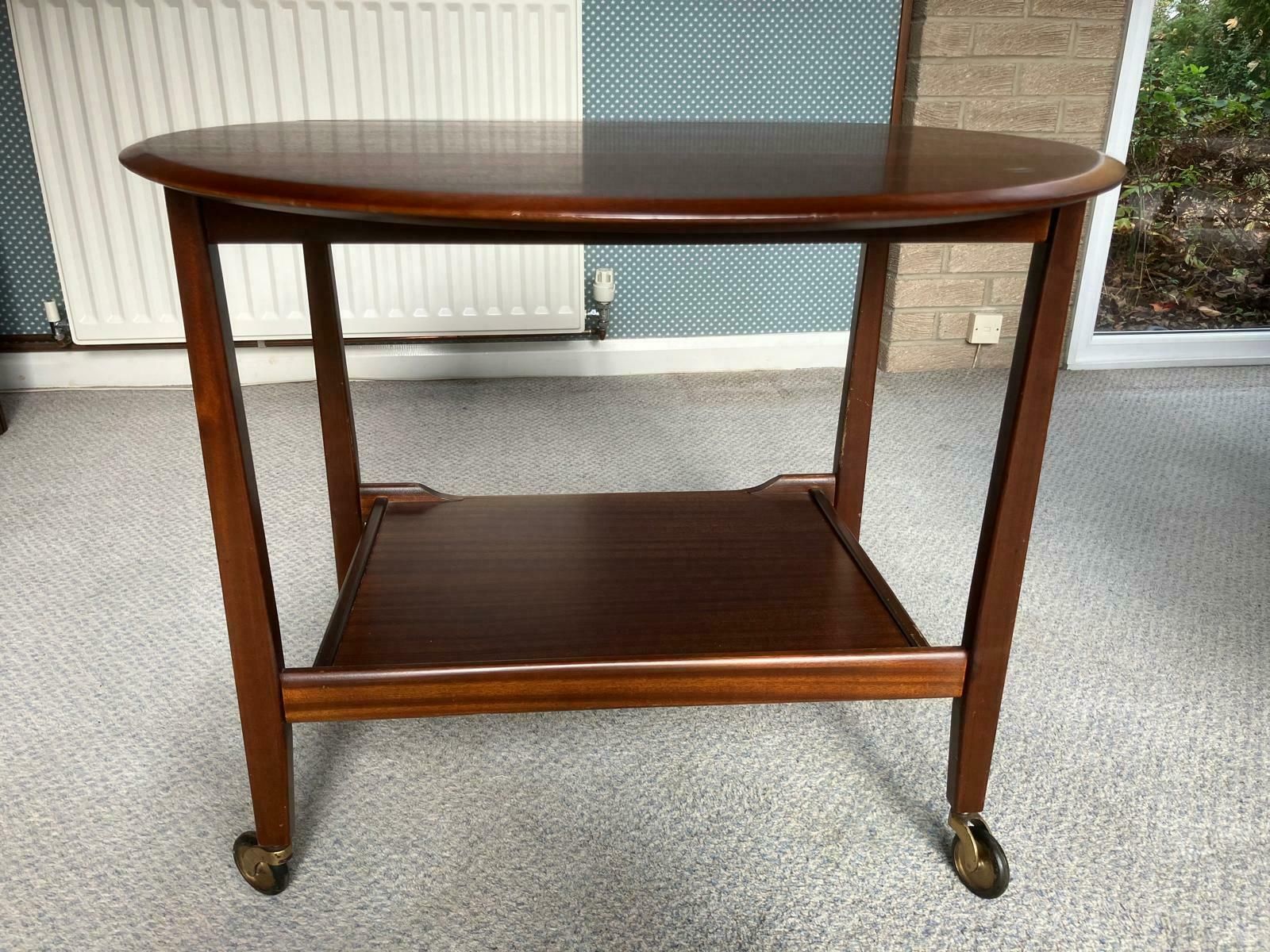 Richard Hornby For Fyne Ladye Double Leaf Oval Table On Castors Mid 20th Century photo furniture