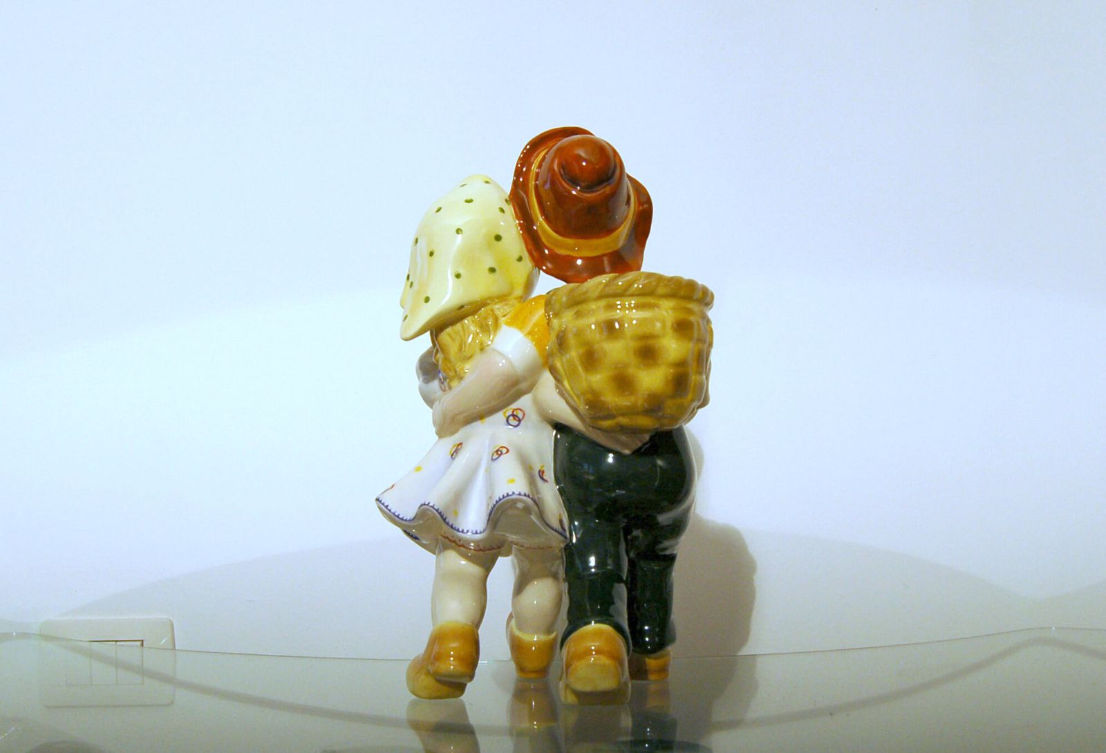 Artistic Ceramic C.I.A. Manna Torino   Mod. " Allegro Ritorno " Italy 1940 photo buy