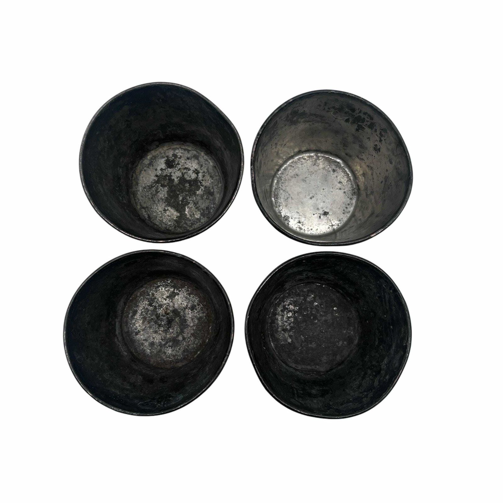 Antique Victorian Set Of 4 Copper Muffin Pots   Ramekin Pots   Bain Marie   Kitchenalia photo furniture