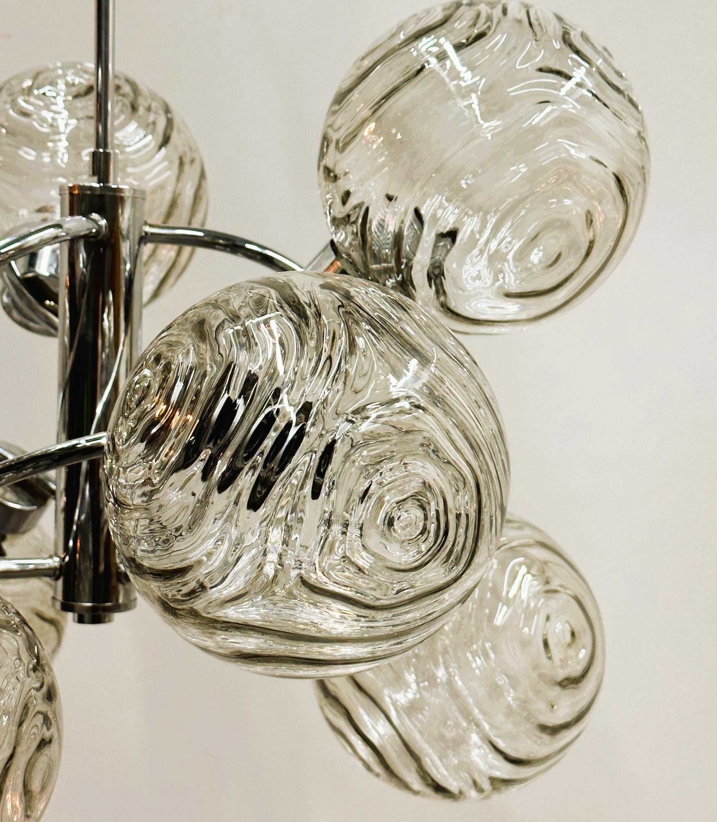 German Space Age Orbital Chandelier By Fischer Leuchten, 1970s. Germany photo Lighting