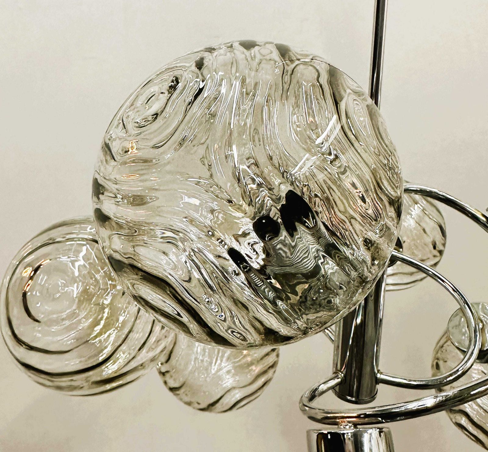 photo for sale German Space Age Orbital Chandelier By Fischer Leuchten, 1970s. Germany