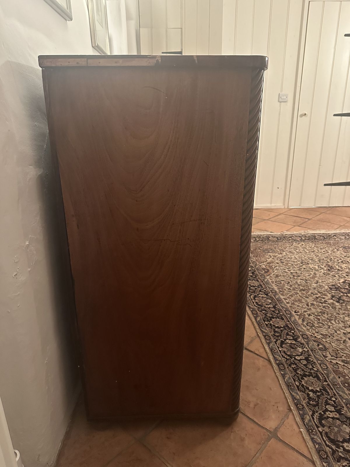 Large, Mahogany Secretaire Chest Of Drawers photo Furniture