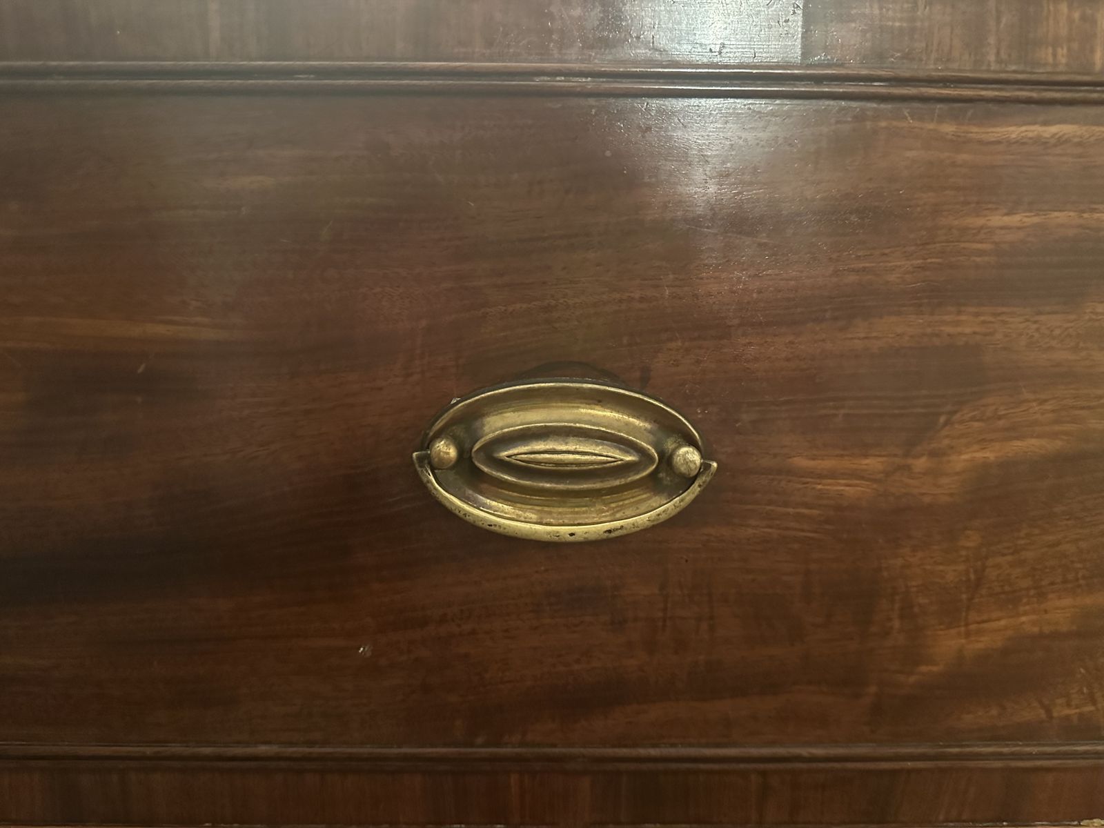 Large, Mahogany Secretaire Chest Of Drawers photo vinterior
