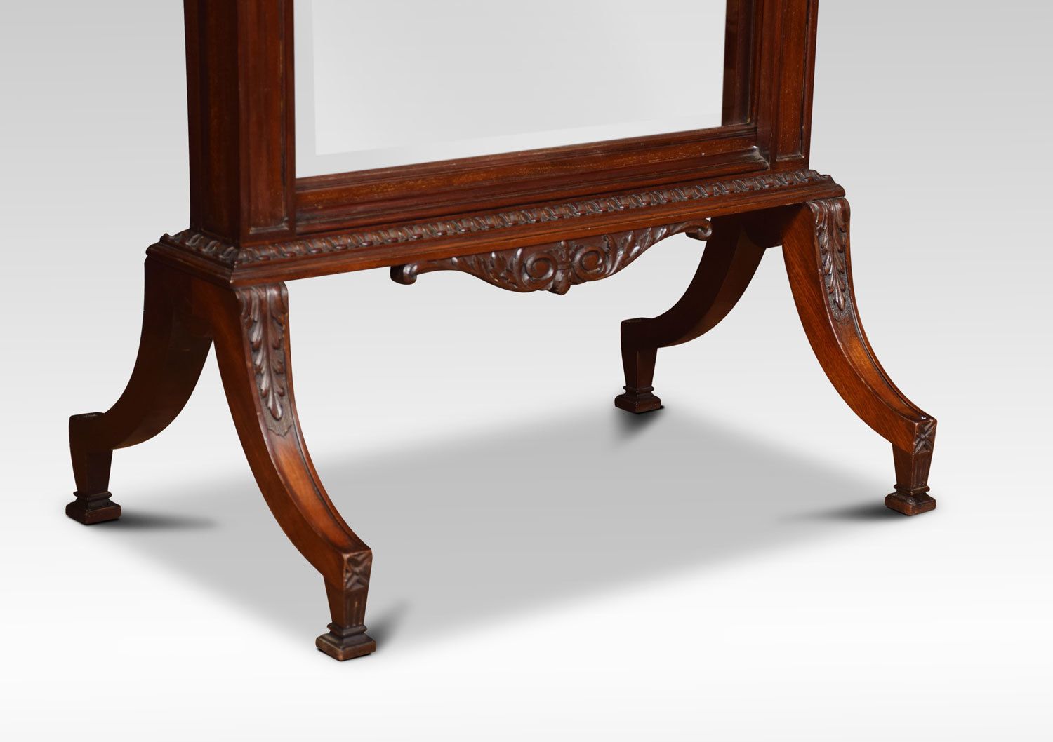 Adam Revival Mahogany Fire Screen photo Home Fixtures