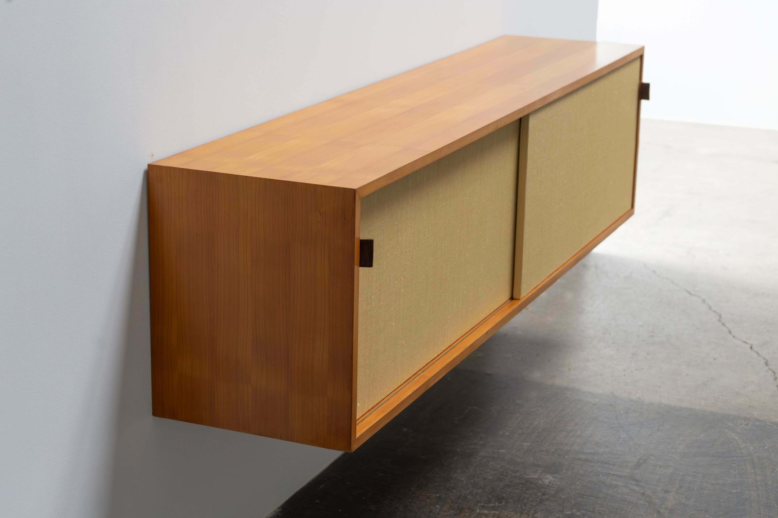 Mid Century Wall Hanging Sideboard By Florence Knoll, Knoll International, 1950s photo vinterior