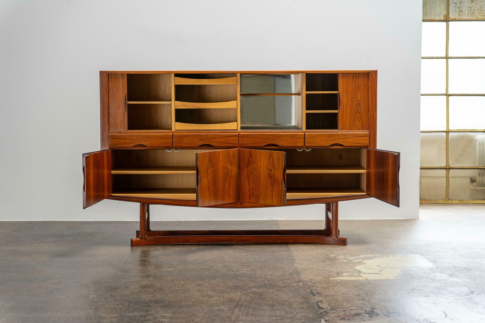 photo furniture Scandinavian Rosewood Higboard Hb20 By Johannes Andersen Denmark, 1968