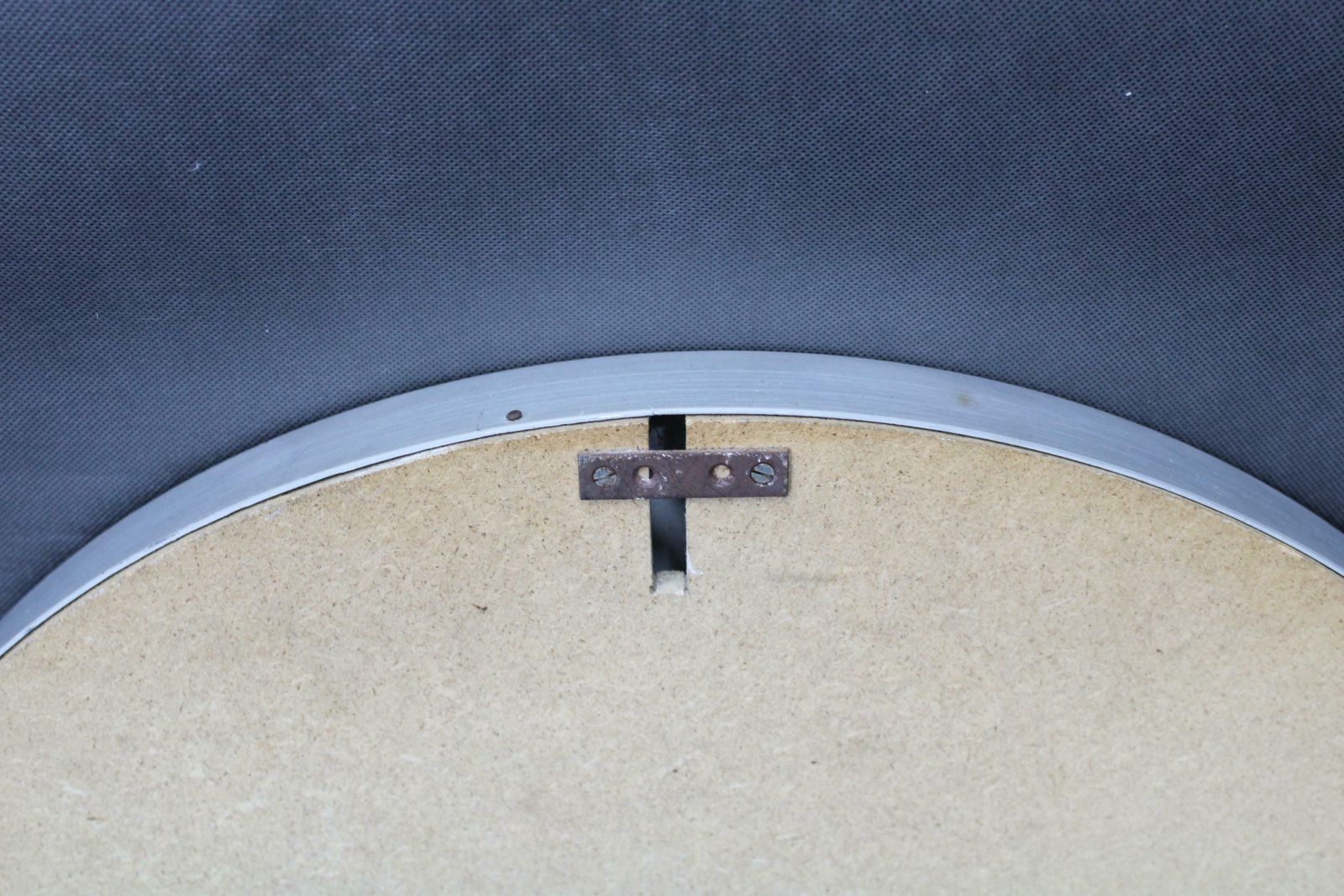 photo for sale 1970s Italian Round Aluminium Mirror