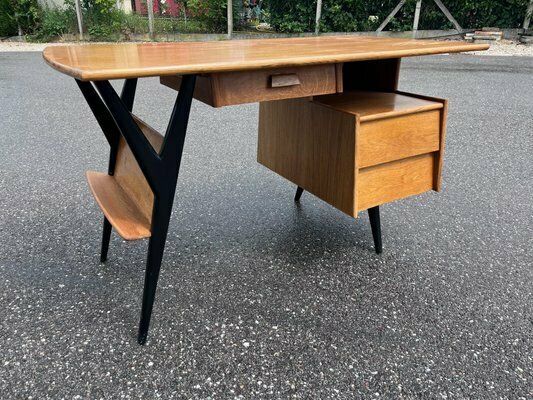 Vintage Desk By Louis Paolozzi, 1950s