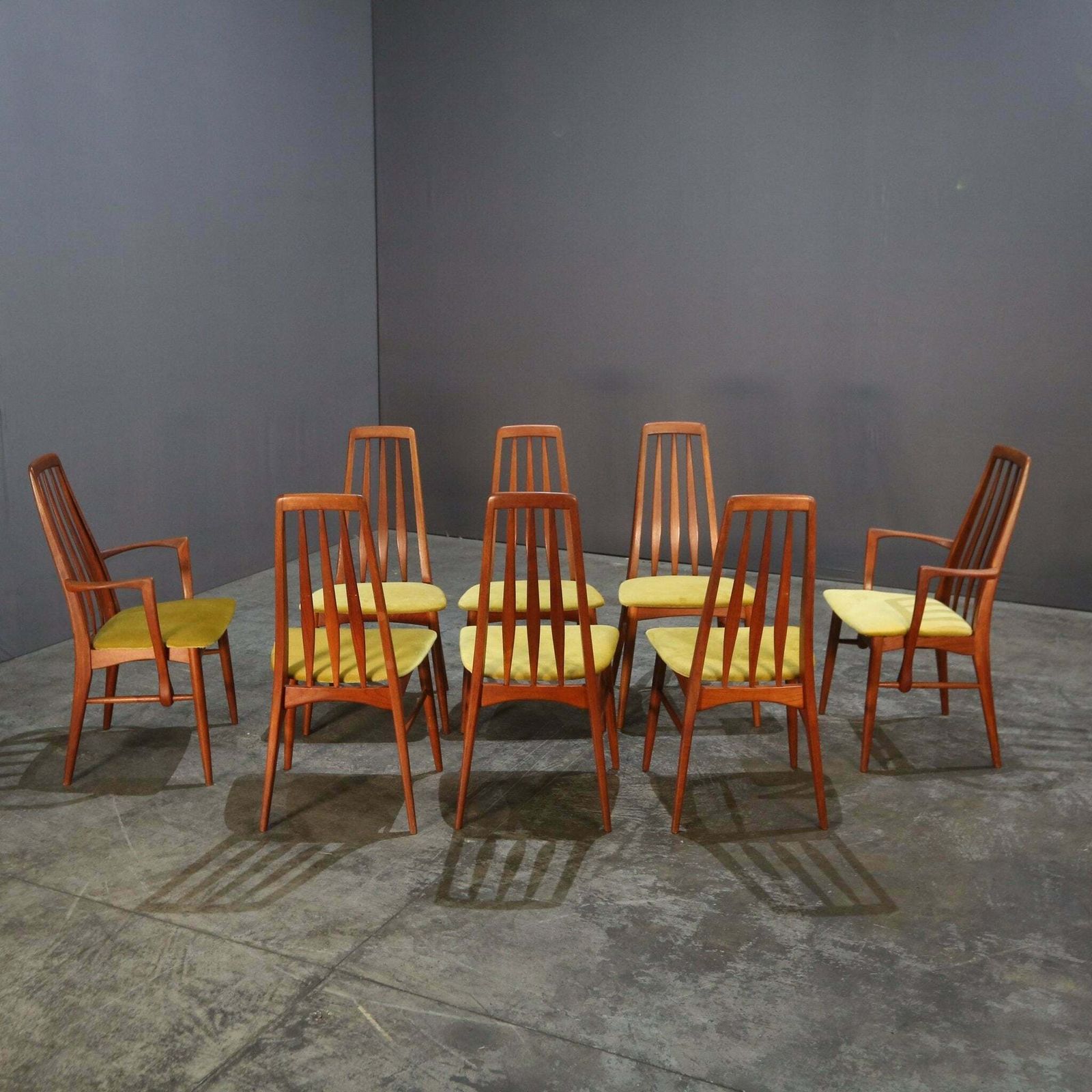 Koefoeds Hornslet Eva Dining Chairs By Niels Koefoed, Set Of Six photo vintage