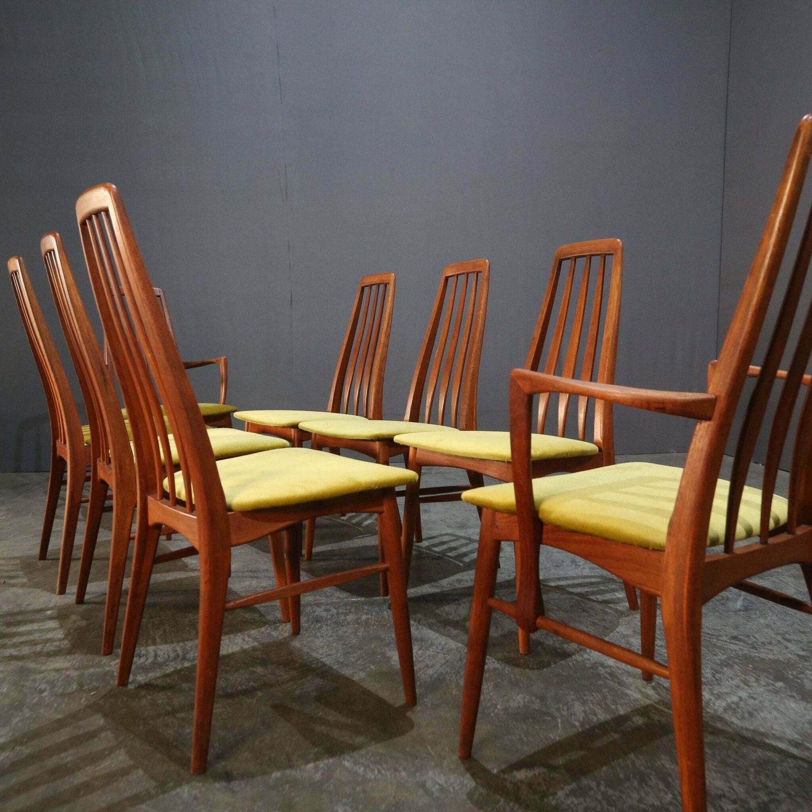 photo furniture Koefoeds Hornslet Eva Dining Chairs By Niels Koefoed, Set Of Six