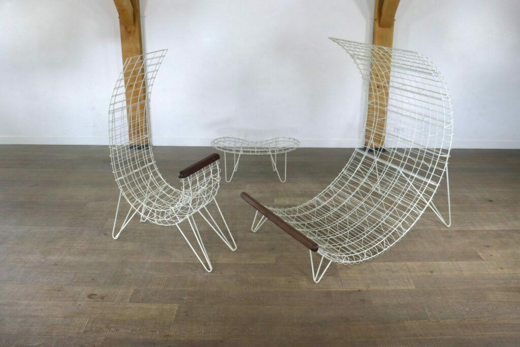 Garden Furniture Mid Century Sculptural Garden Set, Italy 1970s photo