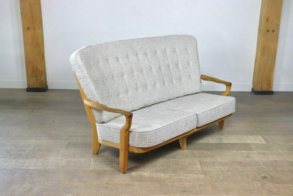 Guillerme Et Chambron ‘Juliette’ Sofa, France 1955 photo Furniture