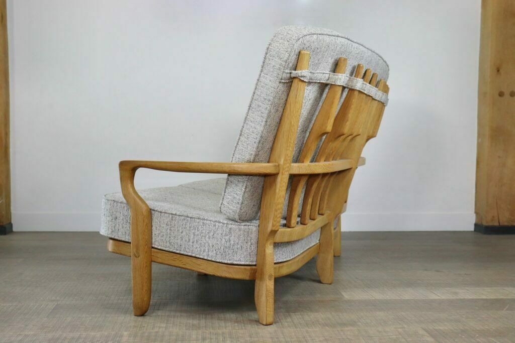 Furniture Guillerme Et Chambron ‘Juliette’ Sofa, France 1955 photo